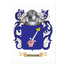 Fender Coat of Arms Postcards