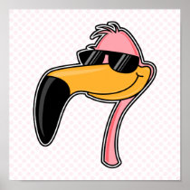 Fender Flamingo Print