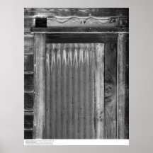Fenêtre de la grande grange, UC Santa Cruz, 1962 Poster