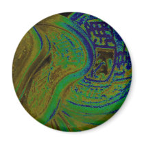 FENG SHUI WEALTH ELEMENTS FRIDGE MAGNET
