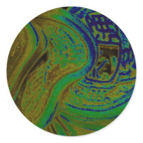 FENG SHUI WEALTH ELEMENTS ROUND STICKERS