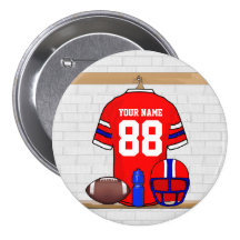 Fer personnalisé Jersey de grille du football Pin's Avec Agrafe