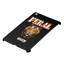 Feral Gear Designs - Feral Tiger Head Orange iPad Mini Covers