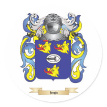 Fergie Coat of Arms Round Sticker