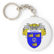 Ferguson Coat of Arms/Family Crest  (Mantled) Keychains