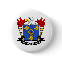Ferguson Family Crest Pinback Button