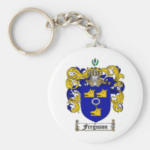 FERGUSON FAMILY CREST -  FERGUSON COAT OF ARMS KEYCHAINS