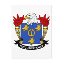 Ferguson Family Crest Post Cards