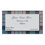 Ferguson Scottish Tartan Plaid Business Card