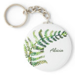 Fern Custom Name Keychain
