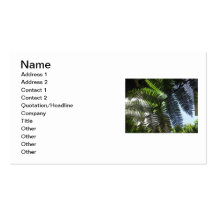 Fern Customizable Business Card