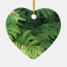 Fern Leaves. Christmas Ornaments