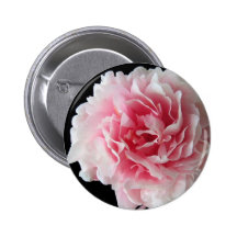 Fern Peony Round Button