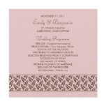 Fern · Wedding Program Card invitations