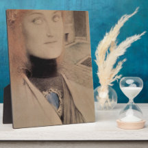 Fernand Khnopff - Who will redeem myself Display Plaque