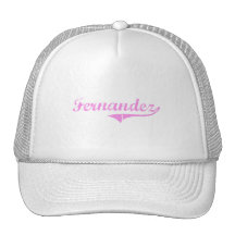 Fernandez Last Name Classic Style Mesh Hats