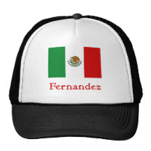 Fernandez Mexican Flag Trucker Hats