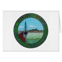 Fernandez Wharf 1905, Pinole California Greeting Card