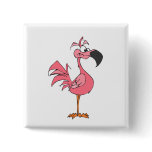Fernando Flamingo Button