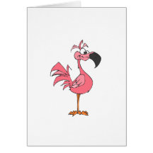 Fernando Flamingo Greeting Cards