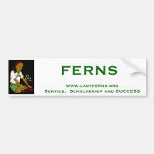 FERNS BUMPER STICKER