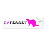 Ferret (5) bumper stickers