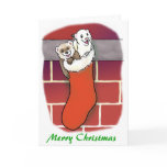 Ferret Stocking Stuffers Card