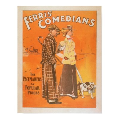Ferris Comedians "Pacemakers at Popular Prices" Poster by LanternPress