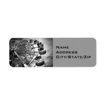 FERRIS WHEEL ADDRESS LABEL