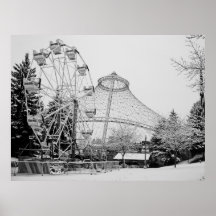 FERRIS WHEEL and R F P PAVILION - SPOKANE Print