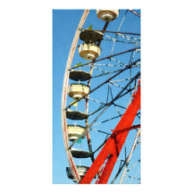 Ferris Wheel Closeup Customized Photo Card