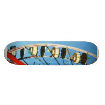 Ferris Wheel Closeup Skate Board Deck