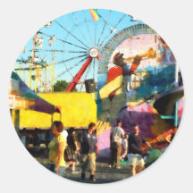 Ferris Wheel in Distance Sticker