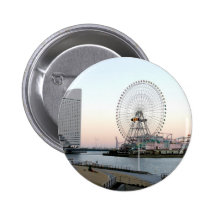 Ferris Wheel in Yokohama Japan Pins