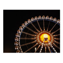 Ferris Wheel Oktoberfest Post Card
