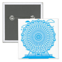 Ferris_Wheel Pinback Button