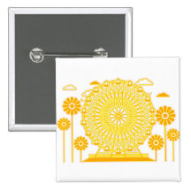 Ferris_Wheel Pinback Button