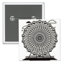 Ferris_Wheel Pinback Button