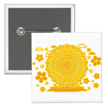 Ferris_Wheel Pinback Button