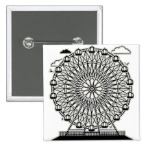 Ferris_Wheel Pinback Buttons