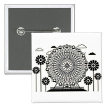 Ferris_Wheel Pinback Buttons