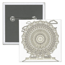 Ferris_Wheel Pinback Buttons