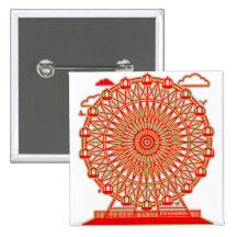 Ferris_Wheel Pinback Buttons