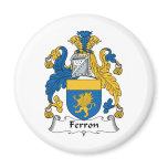 Ferron Family Crest Refrigerator Magnet