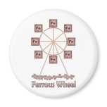 Ferrous Wheel Iron Chemistry Item Magnets