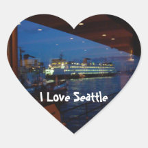 Ferry through the Window Sticker