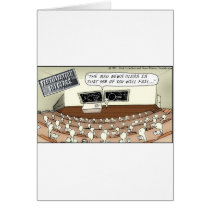 Fertilization 101 Hilarious Cartoon Gifts & Tees Greeting Card
