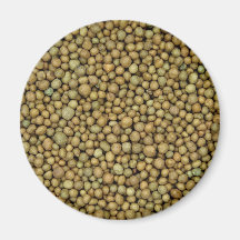 Fertilizer granules refrigerator magnets