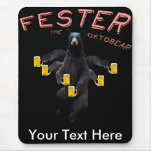 Fester The OktoBear With a K -Not All That Special Mousepads