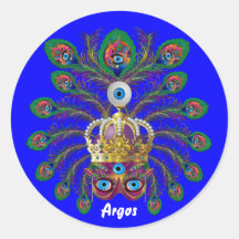 Festival Argos-Argus Eyes Important view notes Sticker
